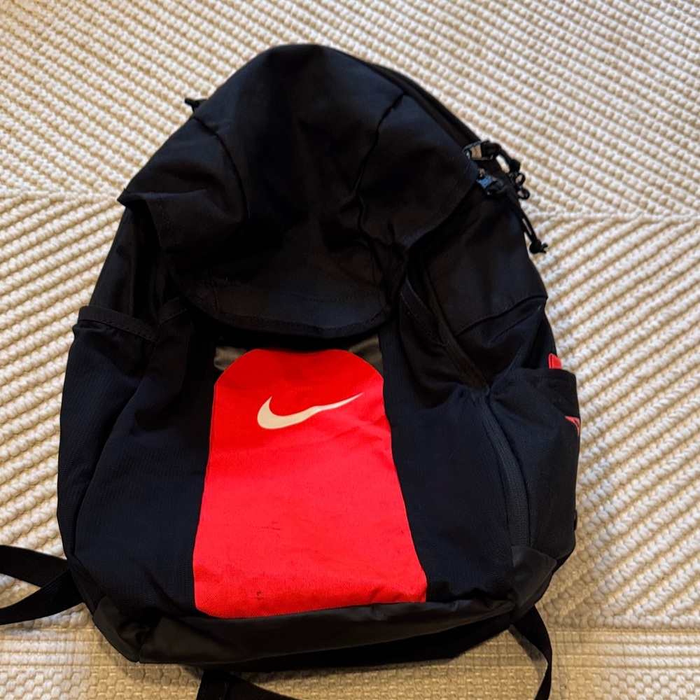 Nike Men's Black and Red Backpack